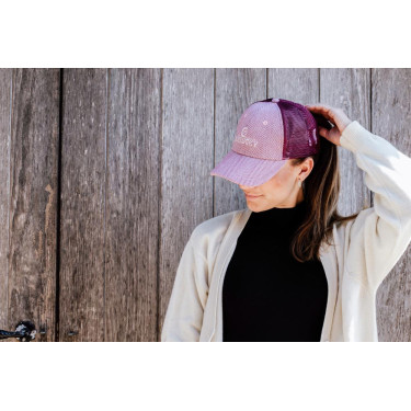 Casquette Trucker Baseball Kentucky Rose clair