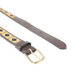 Ceinture Perles faites-main Kentucky Or