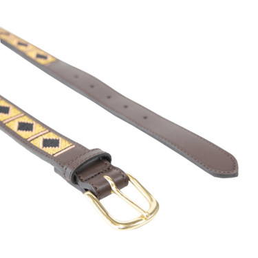 Ceinture Perles faites-main Kentucky Or