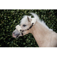 Schapenvacht halster van leer Kentucky Bruin Schapenvacht halster van leer Kentucky Bruin