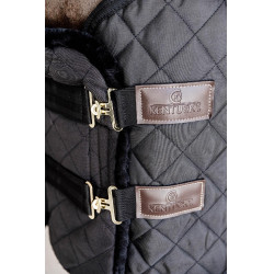 Extension de poitrail matelassé mouton vegan Kentucky Noir Extension de poitrail matelassé mouton vegan Kentucky Noir