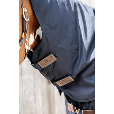 Couverture d'extérieur All Weather Quick Dry Fleece avec couvre-cou Kentucky 600D Marine Bleu marine