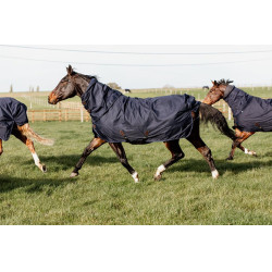 Kentucky All Weather Quick Dry Fleece buitenafdekking met halsstuk Marine Marineblauw