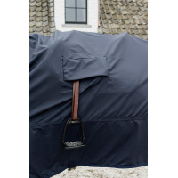 Paardenregenjas Hurricane met beugelgaten Kentucky Marine Marineblauw