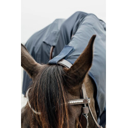 Horse Raincoat Hurricane with stirrup holes Kentucky Marine Bleu marine