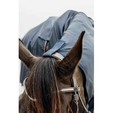 Paardenregenjas Hurricane met beugelgaten Kentucky Marine Marineblauw