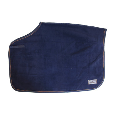 Couvre-reins Carré Heavy Fleece Kentucky Marine Bleu marine