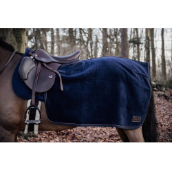 Zadeldeken Vierkant Heavy Fleece Kentucky Marine Marineblauw Zadeldeken Vierkant Heavy Fleece Kentucky Marine Marineblauw