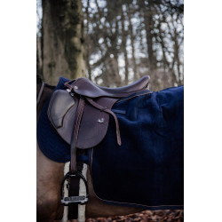 Zadeldeken Vierkant Heavy Fleece Kentucky Marine Marineblauw Zadeldeken Vierkant Heavy Fleece Kentucky Marine Marineblauw