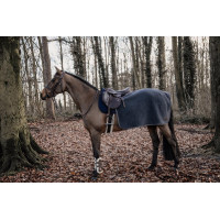 Zadeldeken Vierkant Heavy Fleece Kentucky Grijs