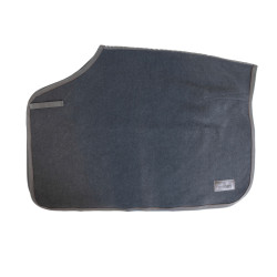 Couvre-reins Carré Heavy Fleece Kentucky Gris