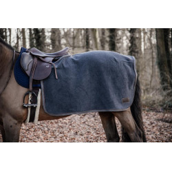 Couvre-reins Carré Heavy Fleece Kentucky Gris