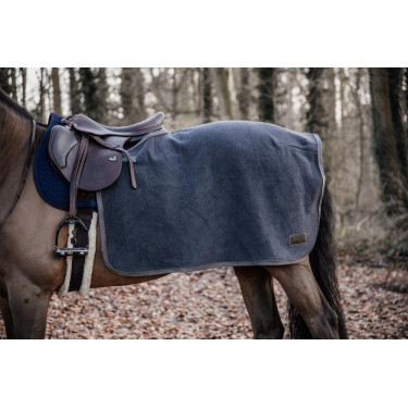 Couvre-reins Carré Heavy Fleece Kentucky Gris