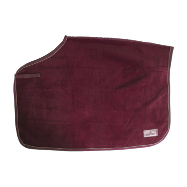Couvre-reins Carré Heavy Fleece Kentucky Bordeaux