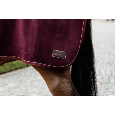 Couvre-reins Carré Heavy Fleece Kentucky Bordeaux