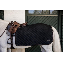 Couvre-reins Carré Kentucky Noir