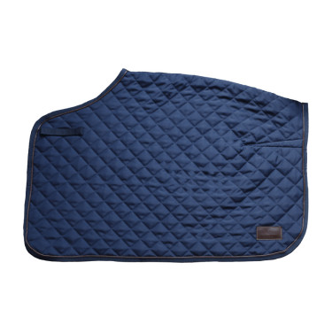 Couvre-reins Carré Kentucky Marine Bleu marine