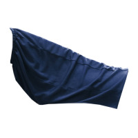 Polarfleece halsbeschermer voor paarden Kentucky Marine Marineblauw