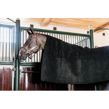 Couverture Séchante Carré Heavy Kentucky Noir Couverture Séchante Carré Heavy Kentucky Noir