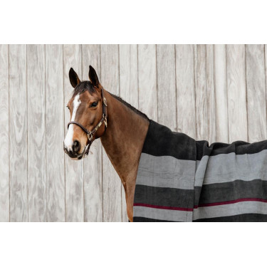 Couverture Séchante Carré Heavy Stripes Kentucky Noir Couverture Séchante Carré Heavy Stripes Kentucky Noir