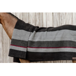 Couverture Séchante Carré Heavy Stripes Kentucky Noir Couverture Séchante Carré Heavy Stripes Kentucky Noir