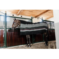 Couverture Séchante Carré Heavy Stripes Kentucky Noir Couverture Séchante Carré Heavy Stripes Kentucky Noir