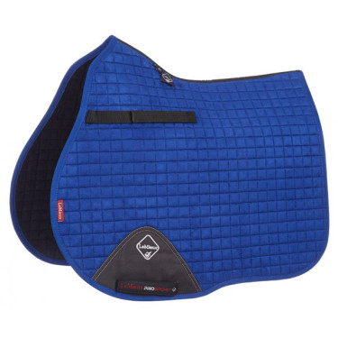 LeMieux Suede GP Vierkant Zadeldek Benetton blauw