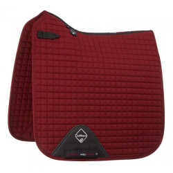 Tapis LeMieux dressage square - coton Bordeaux