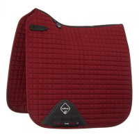 Tapis LeMieux dressage square - coton Bordeaux