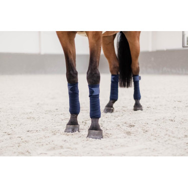 Polo Bandages Polar Fleece Glitter Kentucky Marine Marineblauw