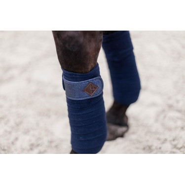 Bandes de polo Polar Fleece Glitter Kentucky Marine Bleu marine