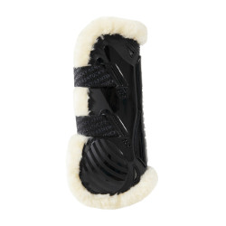 Guêtre Velcro mouton vegan Kentucky Noir