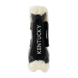 Guêtre Velcro mouton vegan Kentucky Noir