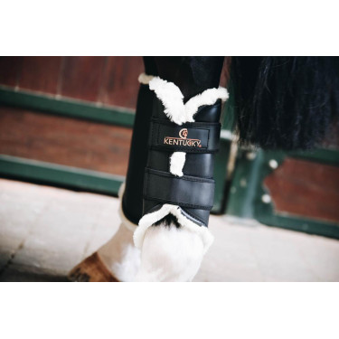 Guêtres fermées Cuir postérieurs Kentucky Noir Guêtres fermées Cuir postérieurs Kentucky Noir