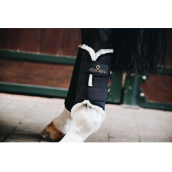 Gesloten achterbeenbeschermers Solimbra Kentucky Zwart