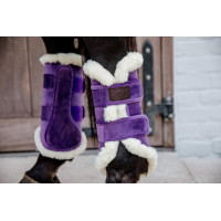 Guêtres fermées Velvet Contrast Kentucky Mauve royal