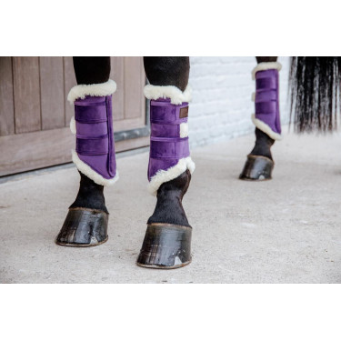 Guêtres fermées Velvet Contrast Kentucky Mauve royal Violet