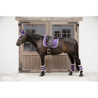 Gesloten peesbeschermers Velvet Contrast Kentucky Koninklijk mauve Violet