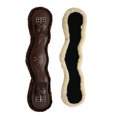 Korte anatomische singel schapenvacht Kentucky Bruin Korte anatomische singel schapenvacht Kentucky Bruin