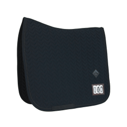 Tapis de selle Fishbone Compétition dressage Kentucky Noir Tapis de selle Fishbone Compétition dressage Kentucky Noir