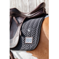 Zadeldek Fishbone Competitie dressuur Kentucky Zwart Zadeldek Fishbone Competitie dressuur Kentucky Zwart
