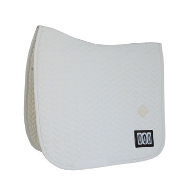 Tapis de selle Fishbone Compétition dressage Kentucky Blanc Tapis de selle Fishbone Compétition dressage Kentucky Blanc