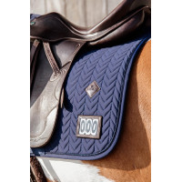 Tapis de selle Fishbone Compétition dressage Kentucky Marine Bleu marine