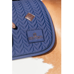 Tapis de selle Fishbone Compétition dressage Kentucky Marine Bleu marine