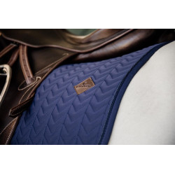 Tapis de selle Fishbone dressage Kentucky Marine Bleu marine