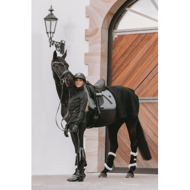 Dressuursingelpad Pied-de-poule Kentucky Zwart Dressuursingelpad Pied-de-poule Kentucky Zwart