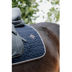Tapis de selle Skin Friendly Star Quilting dressage Kentucky Marine Bleu marine