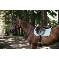Zadeldek Color Edition Leather jumping Kentucky Munt Groen