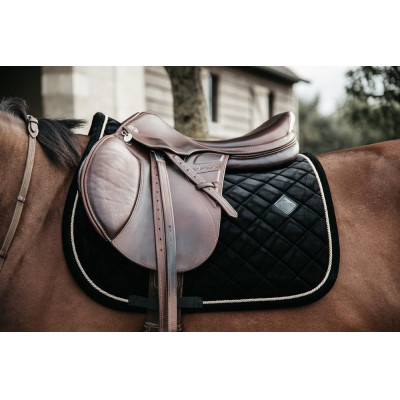 Tapis de selle Corduroy Show jumping Kentucky Noir