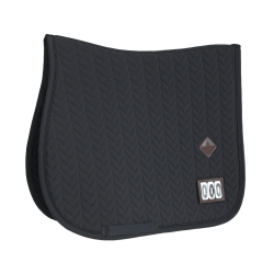 Tapis de selle Fishbone Compétition jumping Kentucky Noir Tapis de selle Fishbone Compétition jumping Kentucky Noir